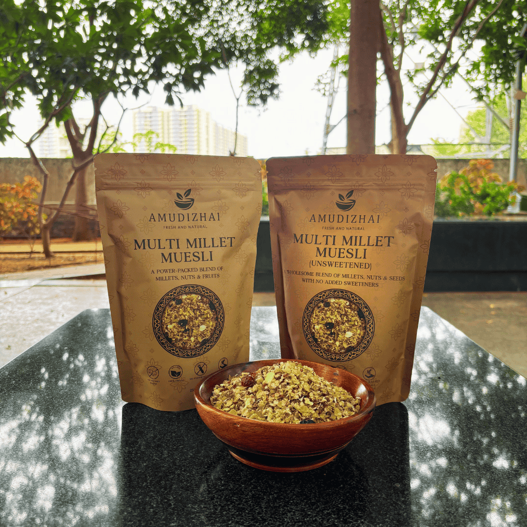 Millet muesli combo - Sweetened & Unsweetened Muesli (250g each)
