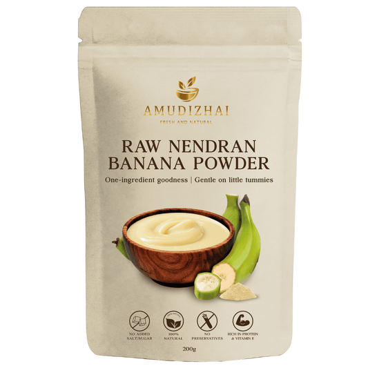 Amudizhai Porridge Mix Combo (Oats Makhana | Raw Banana | Sprouted Ragi)
