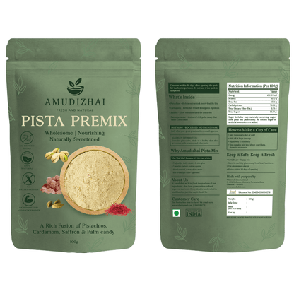 Amudizhai Pista mix & Almond Mix Combo (100g each)