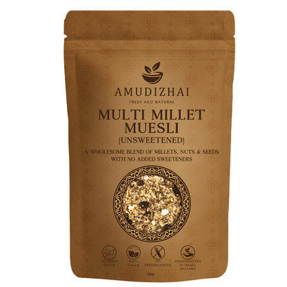 Amudizhai Multi-Millet Muesli (Unsweetened)