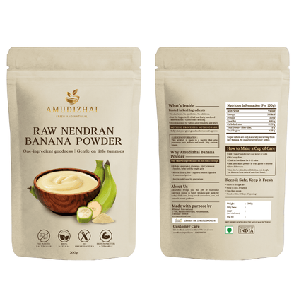 Raw Nendran Banana powder