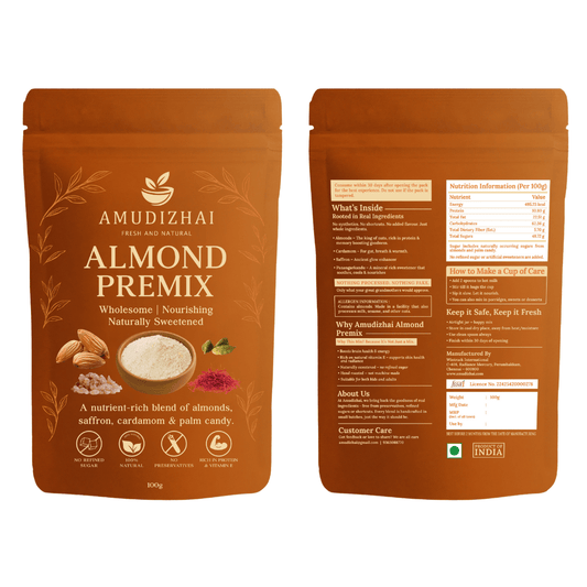 Amudizhai Pista mix & Almond Mix Combo (100g each)